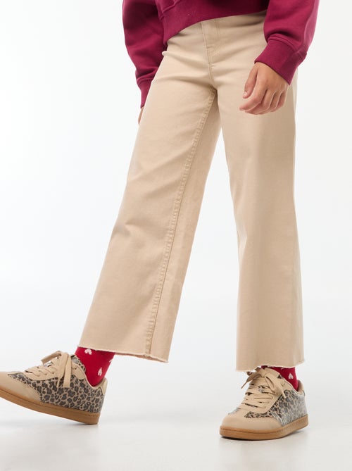 Spijkerbroek met wijde pijpen - Kiabi