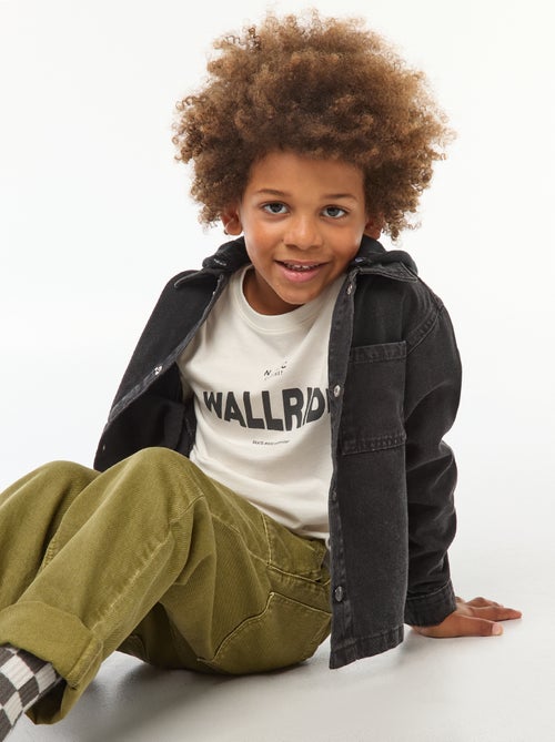 Spijkerjasje met kap - Kiabi