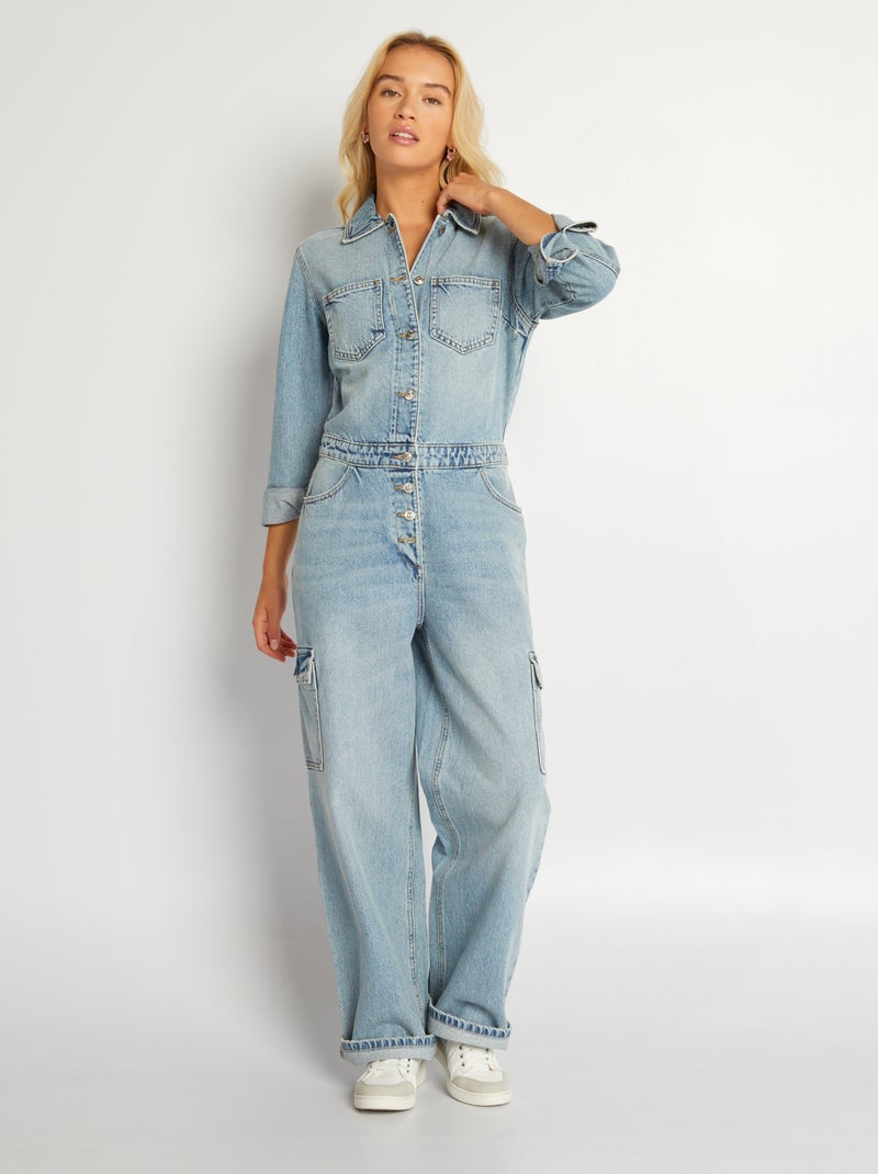 Spijkerjumpsuit BLAUW - Kiabi
