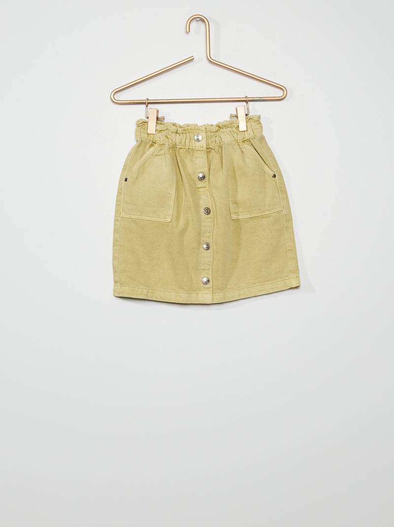 Spijkerrok beige - Kiabi
