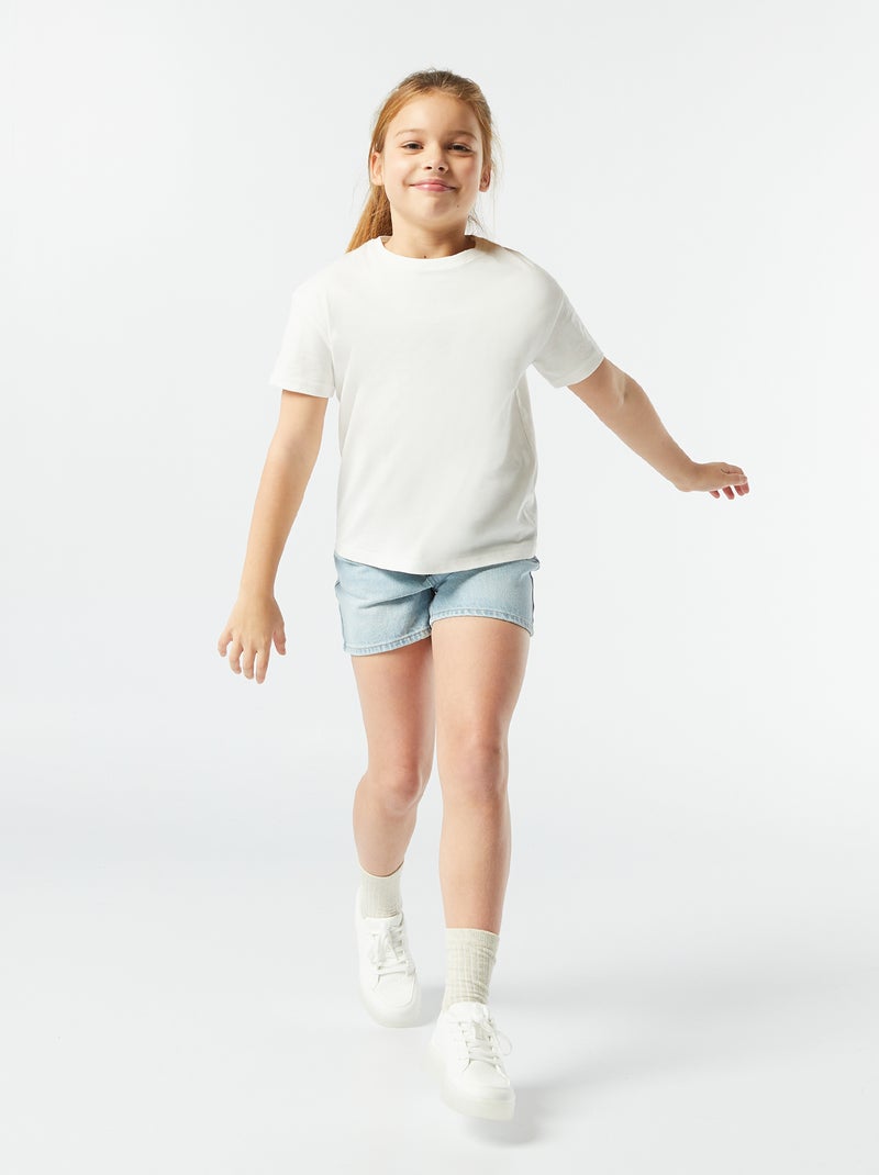 Spijkershort BLAUW - Kiabi