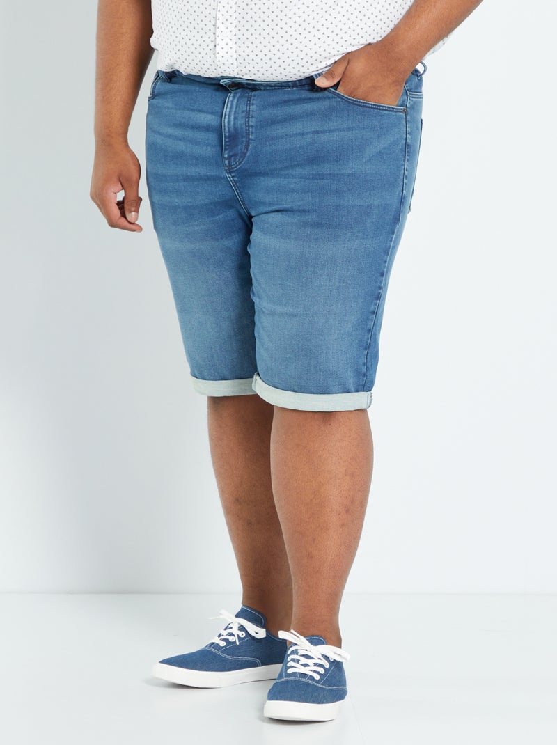 Spijkershort BLAUW - Kiabi