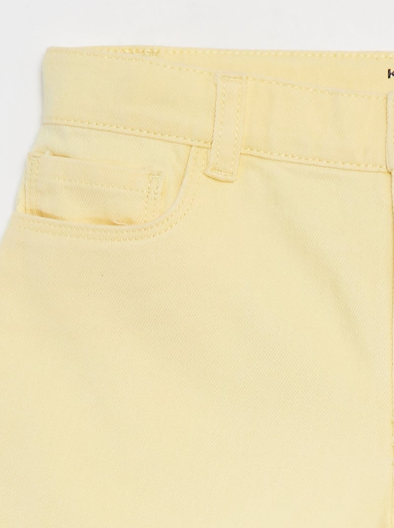 Spijkershort GEEL - Kiabi