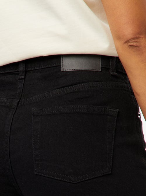 Spijkershort met hoge taille - Kiabi