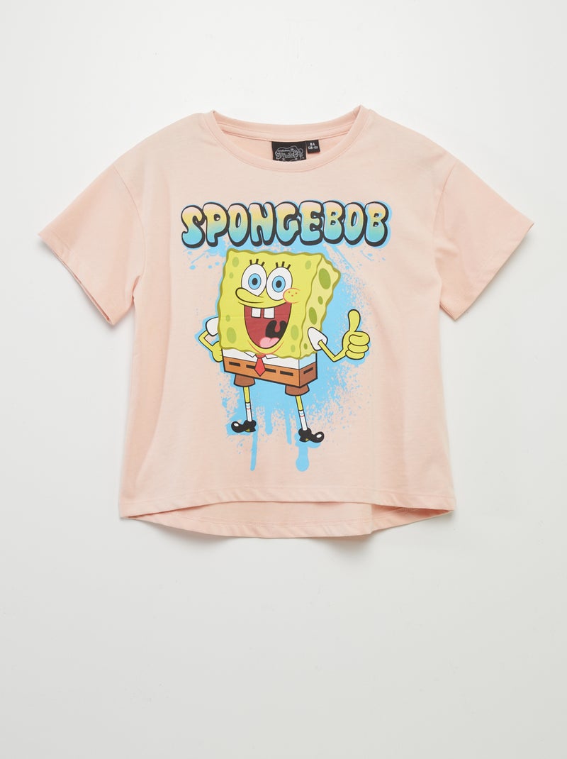 SpongeBob-T-shirt met korte mouw ROSE - Kiabi