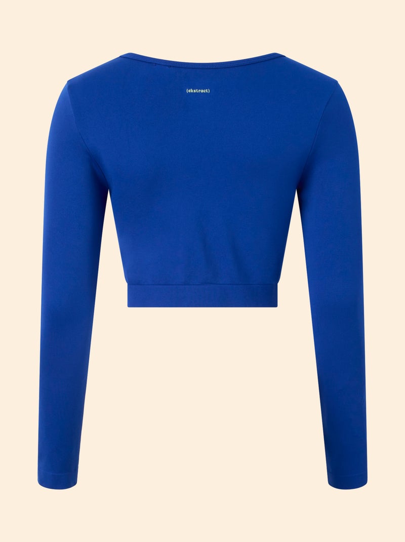 Sport T-shirt met lange mouwen - (ekstract) Blauw - Kiabi
