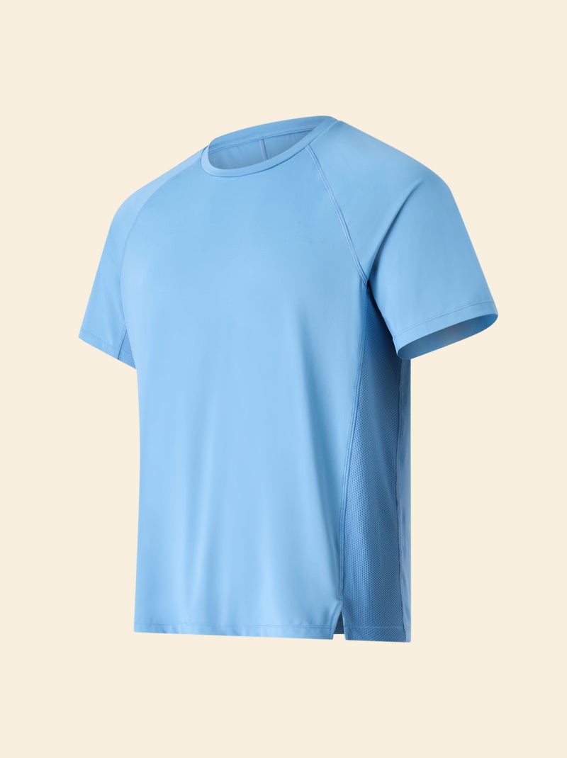 Sport T-shirt met reflecterend detail - (ekstract) Blauw - Kiabi