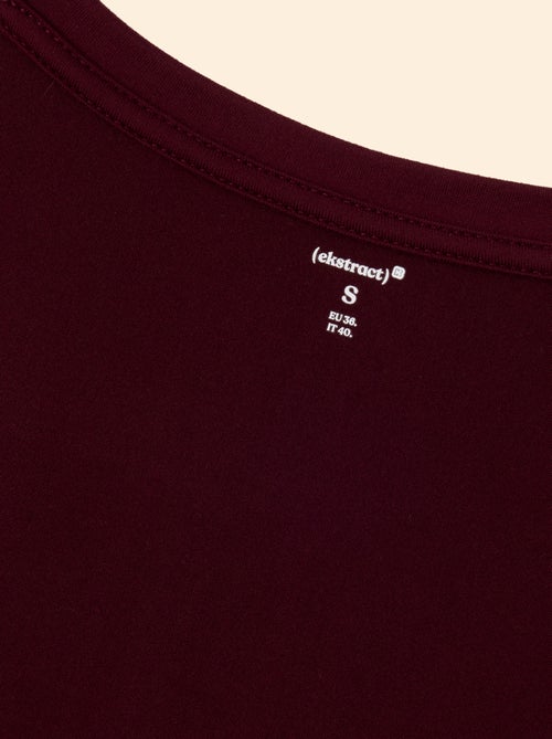 Sport T-shirt met ruches - (ekstract) - Kiabi Sport T-shirt met ruches - (ekstract) - Kiabi