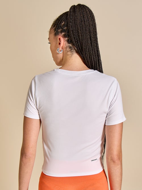 Sport T-shirt met ruches - (ekstract) - Kiabi Sport T-shirt met ruches - (ekstract) - Kiabi