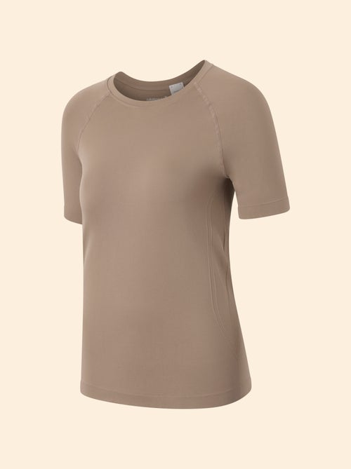 Sport T-shirt met tweedehuid-effect - (ekstract) - Kiabi