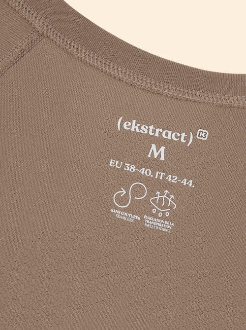 Sport T-shirt met tweedehuid-effect - (ekstract) - Kiabi