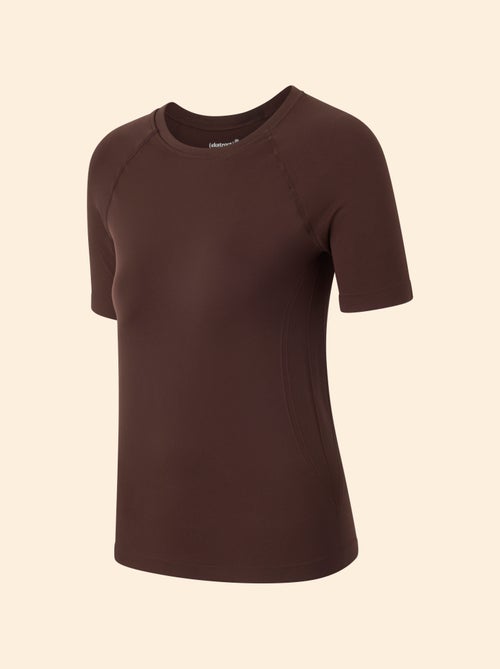 Sport T-shirt met tweedehuid-effect - (ekstract) - Kiabi Sport T-shirt met tweedehuid-effect - (ekstract) - Kiabi