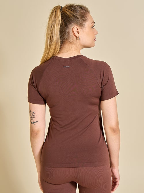 Sport T-shirt met tweedehuid-effect - (ekstract) - Kiabi