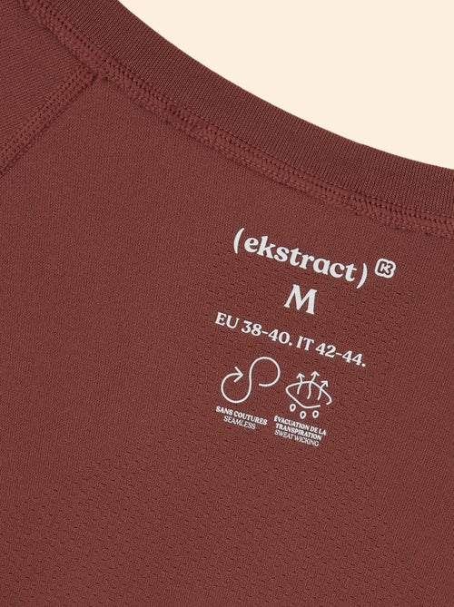 Sport T-shirt met tweedehuid-effect - (ekstract) - Kiabi