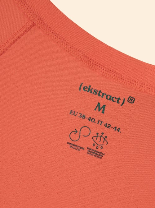 Sport T-shirt met tweedehuid-effect - (ekstract) - Kiabi Sport T-shirt met tweedehuid-effect - (ekstract) - Kiabi