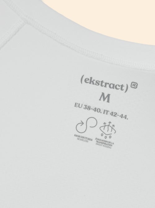 Sport T-shirt met tweedehuid-effect - (ekstract) - Kiabi