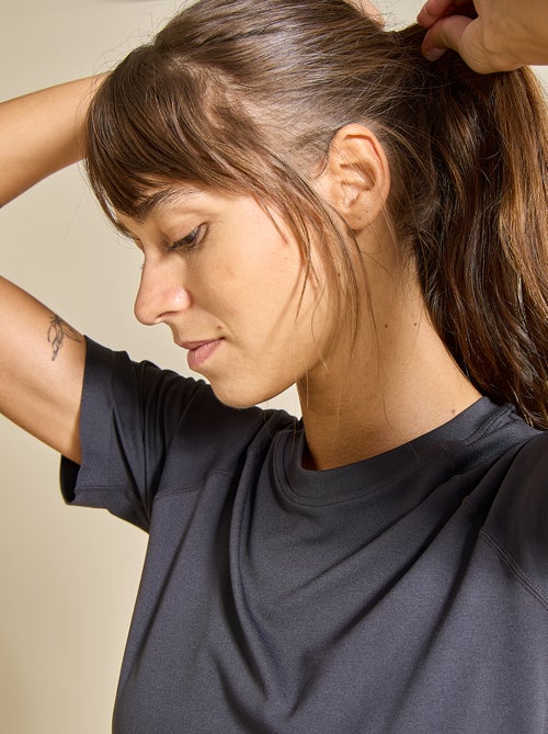 Sport T-shirt met tweedehuid-effect - (ekstract) - Kiabi