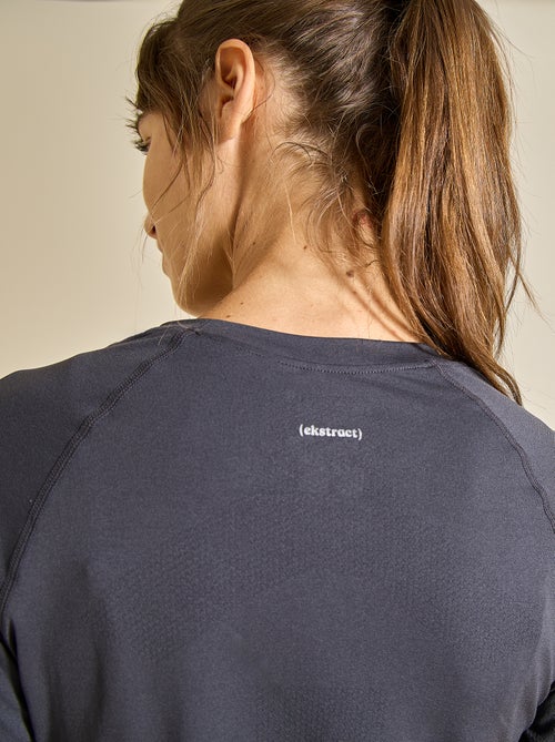 Sport T-shirt met tweedehuid-effect - (ekstract) - Kiabi