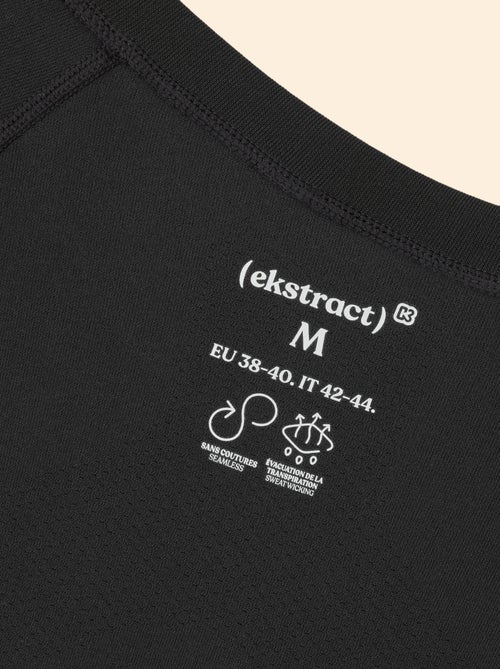 Sport T-shirt met tweedehuid-effect - (ekstract) - Kiabi