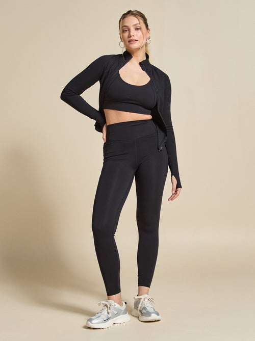 Sportbeha met gedraaid effect op de rug, sterke ondersteuning - (ekstract) - Kiabi