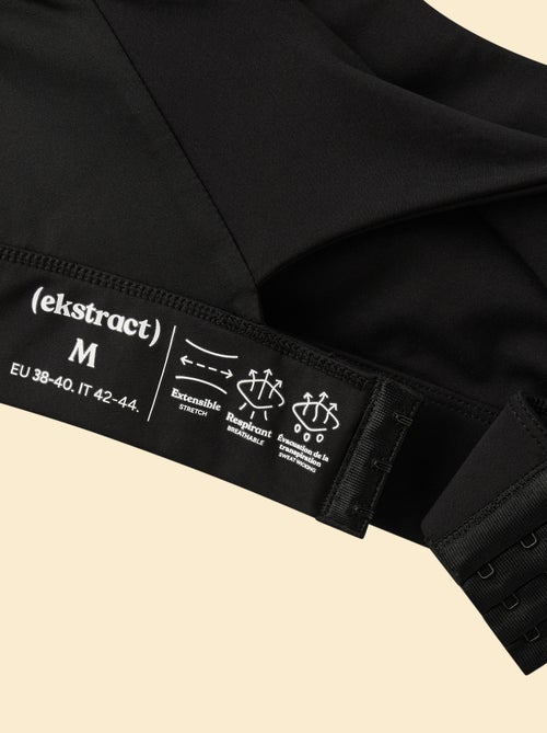 Sportbeha met gedraaid effect op de rug, sterke ondersteuning - (ekstract) - Kiabi