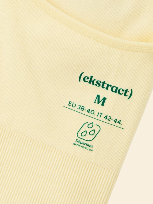 Sportbeha van ribstof met lichte ondersteuning - (ekstract) - Kiabi