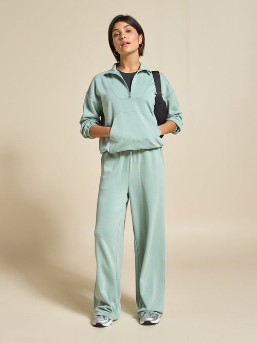 Sportbeha van ribstof met lichte ondersteuning - (ekstract) - Kiabi