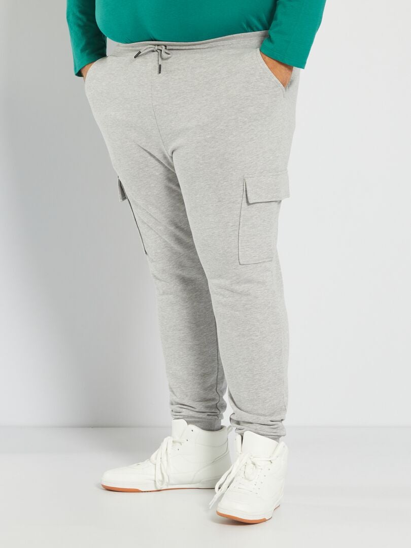 Sportbroek in cargomodel GRIJS - Kiabi