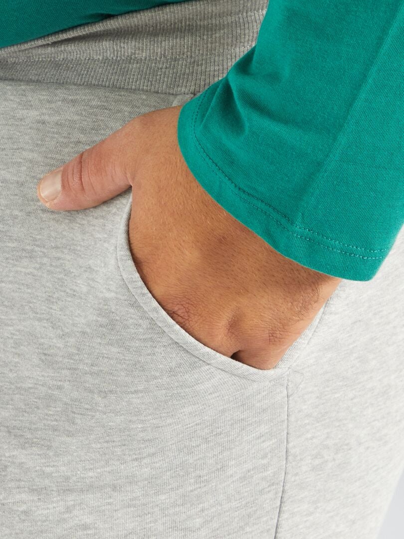 Sportbroek in cargomodel GRIJS - Kiabi