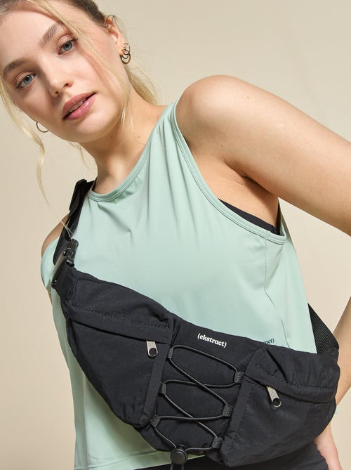 Sportheuptas (ekstract) met buiten- en binnenzakken 15x40 cm - Kiabi Sportheuptas (ekstract) met buiten- en binnenzakken 15x40 cm - Kiabi