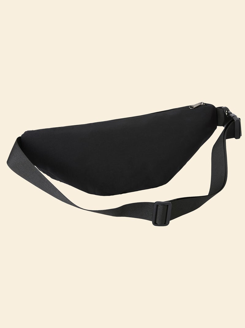 Sportheuptas (ekstract) met buiten- en binnenzakken 15x40 cm Zwart - Kiabi