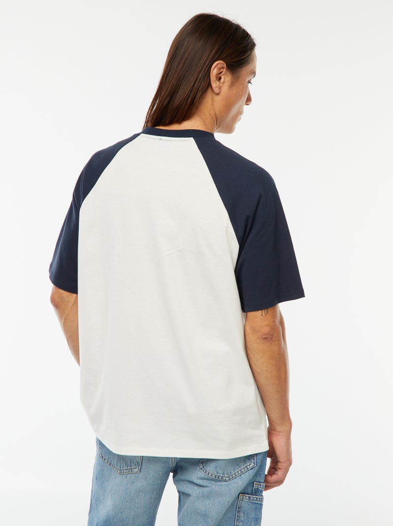 Sportief T-shirt 'Los Angeles' Blauw - Kiabi