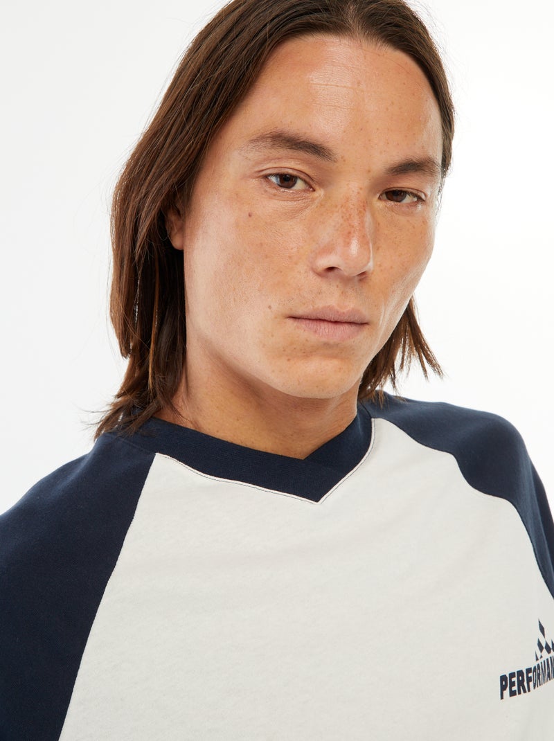 Sportief T-shirt 'Los Angeles' Blauw - Kiabi