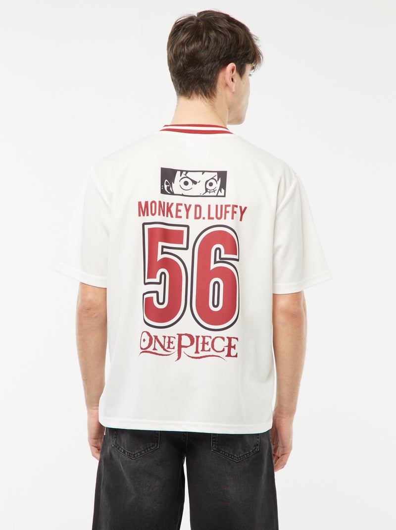 Sportief T-shirt 'One Piece' wit - Kiabi
