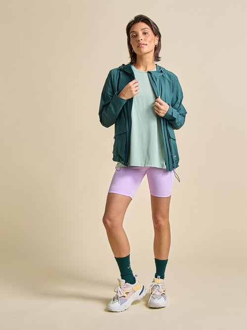 Sportief windjack met capuchon - Kiabi