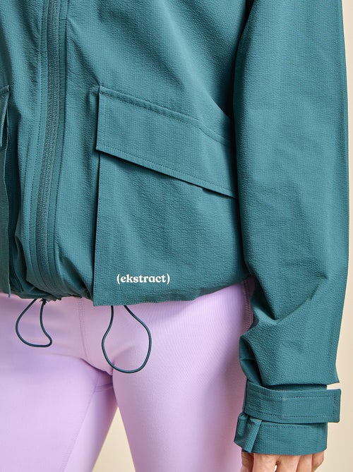 Sportief windjack met capuchon - Kiabi