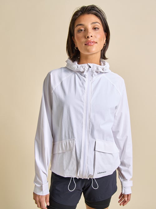 Sportief windjack met capuchon - Kiabi