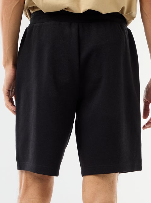 Sportieve bermuda van piqué breisel - Kiabi