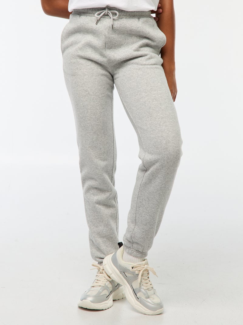 Sportieve joggingbroek met normale taille Grijs - Kiabi