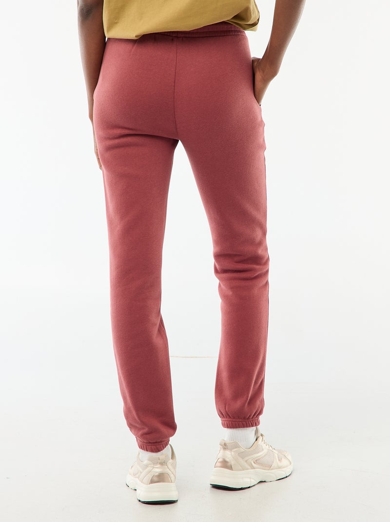 Sportieve joggingbroek met normale taille Rood - Kiabi