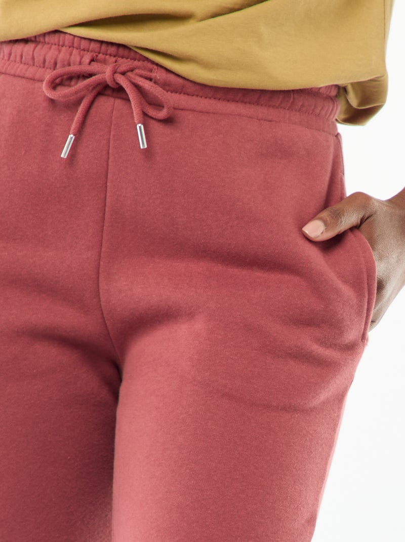Sportieve joggingbroek met normale taille Rood - Kiabi