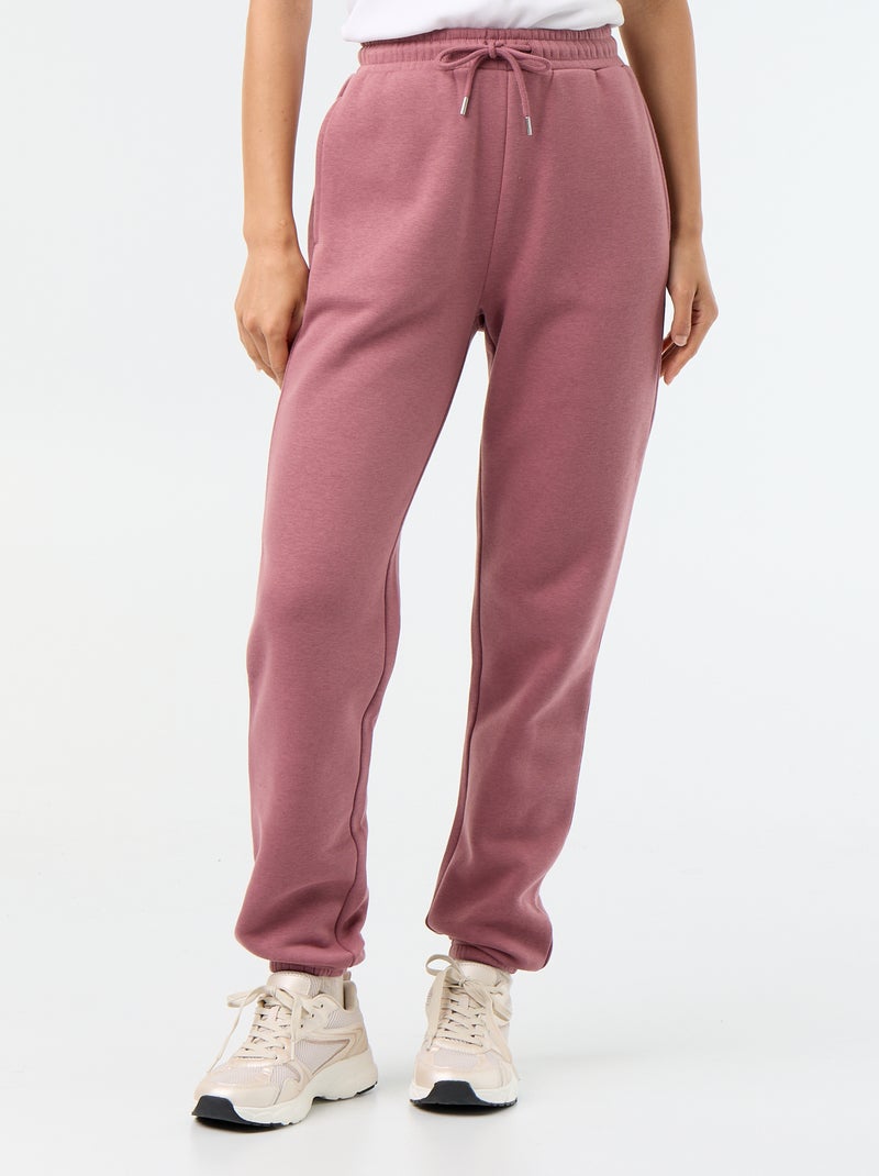Sportieve joggingbroek met normale taille Rose - Kiabi