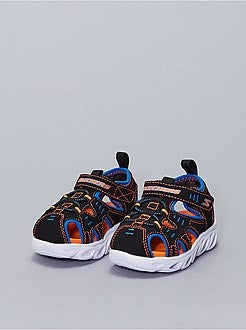 Sportieve sandalen met klittenbanden en lichtgevende zolen - Kiabi
