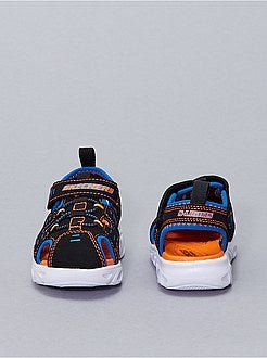 Sportieve sandalen met klittenbanden en lichtgevende zolen - Kiabi