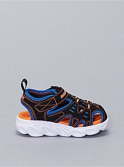 Sportieve sandalen met klittenbanden en lichtgevende zolen - Kiabi
