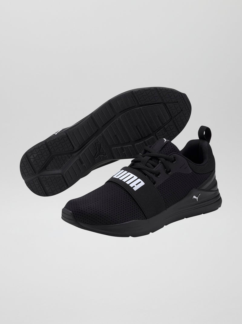 Sportieve sneakers - Puma Wired Run ZWART - Kiabi