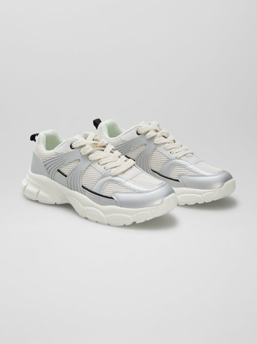 Sportieve sneakers met chunky zool - Kiabi