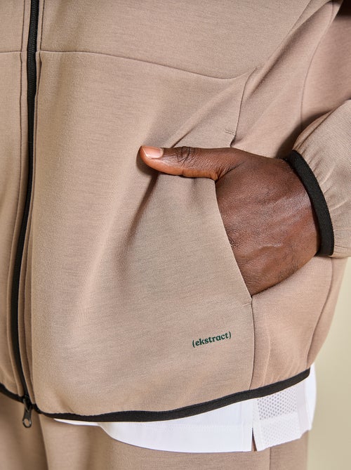 Sportieve sweater met rits (ekstract) - Kiabi