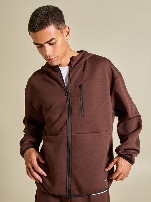 Sportieve sweater met rits (ekstract) - Kiabi