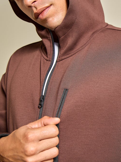Sportieve sweater met rits (ekstract) - Kiabi